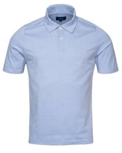 Eton Light Polo Shirt 10001077022 M - Blue