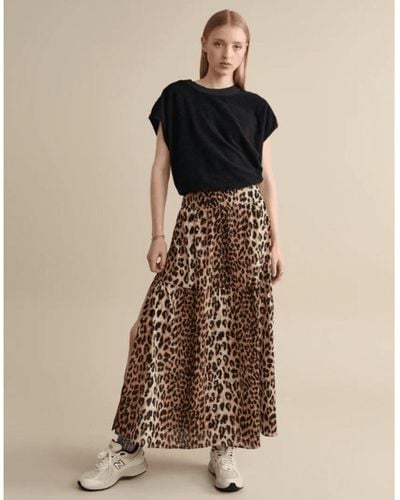 Bellerose Hozz Skirt Leopard - Multicolor