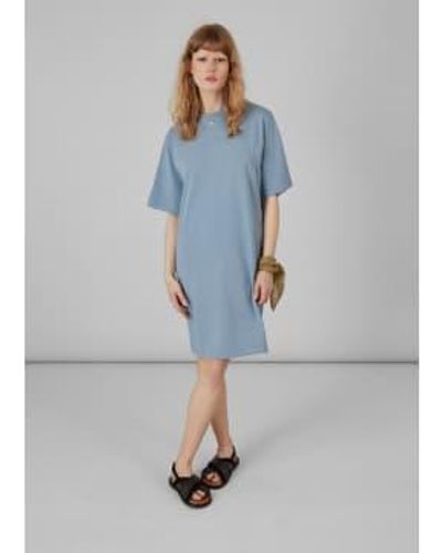L'Exception Paris Thick Cotton T-shirt Dress Xs - Blue