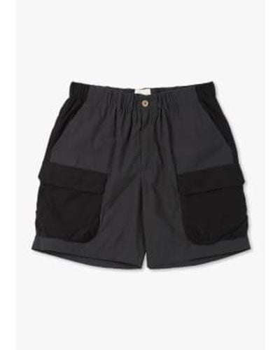 Folk S Prism Cargo Shorts - Black