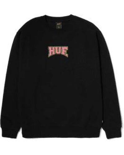 Huf Home Team Crewneck Sweatshirt S - Black