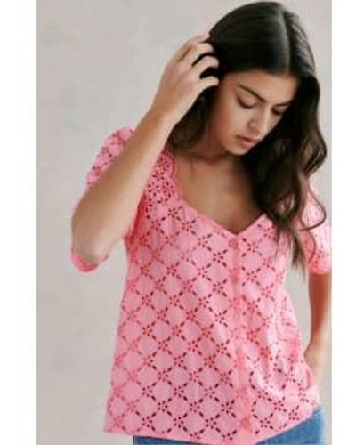 Petite Mendigote Thien Shiffly Candy Top S - Pink