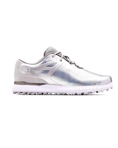 Under Armour Scarpe Charged Breathe Spikeless 38 1/2 - White
