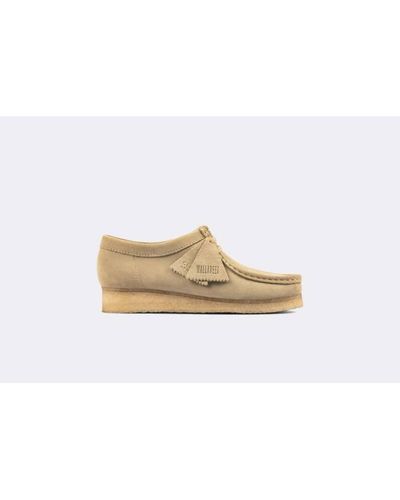Clarks Wallabee Wmns Maple Suede - Natural