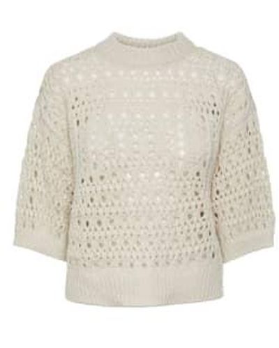 Pieces Masha Knit Xs - Natural