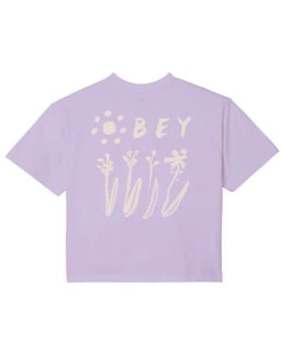 Obey T Shirt - Viola