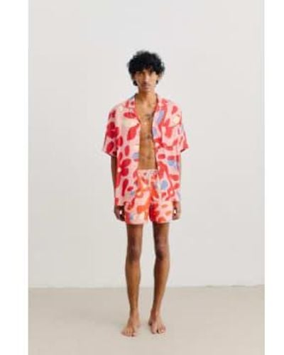 A Kind Of Guise Gili Swimshorts Reef S - Red