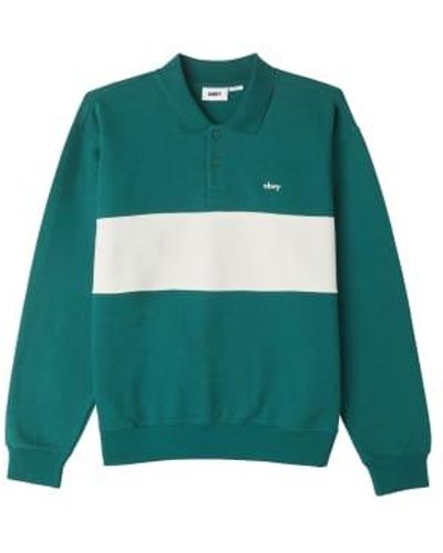 Obey Sweat Polo S - Green