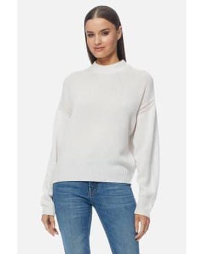 360cashmere Hilda Mock Neck Jumper - Weiß