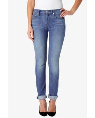 Hudson Jeans Blau wm 242 dka skylar slim straight angelino jeans