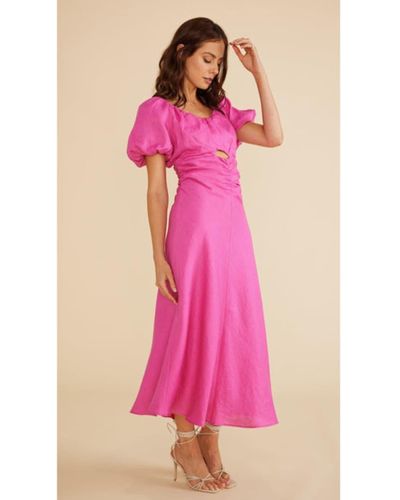 MINKPINK Samara Midi Dress - Pink
