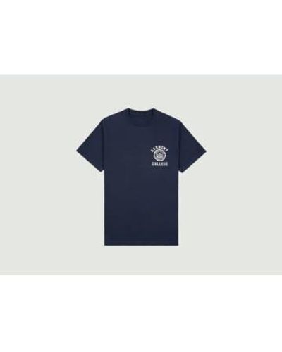 Harmony College-Emblem-T-Shirt - Blau