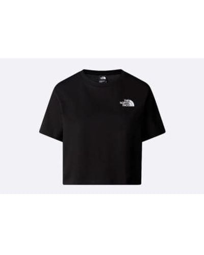The North Face Wmns Cropp Simple Dome Tee - Nero