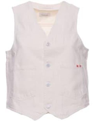 AMISH Vest For Woman Amd078P3200111 Off - Bianco