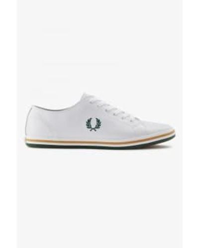 Fred Perry Kingston leather b4333 - Blanco