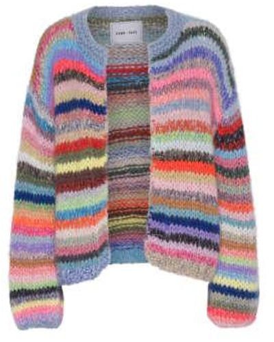 DAWNxDARE Gabi Multi Stripe Cardigan 2 - Multicolore
