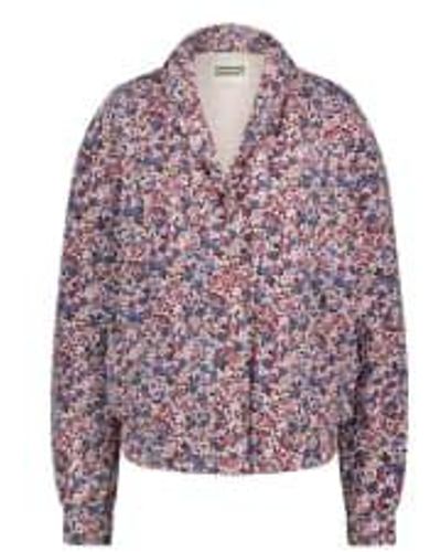 FABIENNE CHAPOT Ditsy Clueless Printed Quincy Padded Jacket - Viola