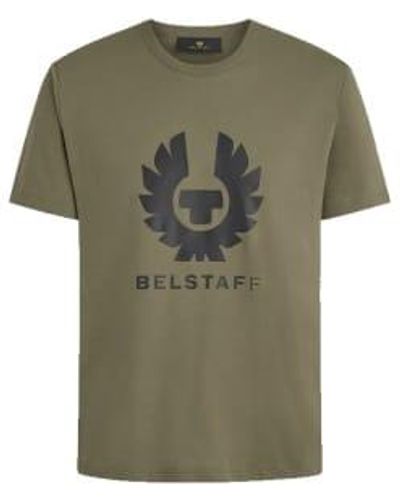 Belstaff Olive Phoenix T Shirt Xxl - Green