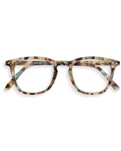 Izipizi #e Reading Glasses Tortoise +1 - Brown