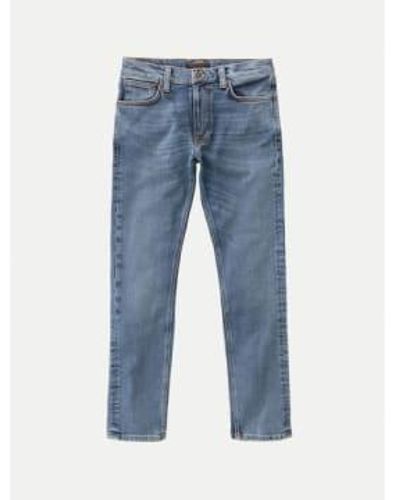 Nudie Jeans Lean Dean Jeans Lost W30 L30 - Blue