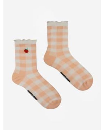 Bobo Choses Vichy Short Socken Set - Weiß