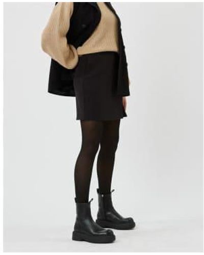 Minimum A Short Mini Skirt - Black