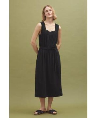 Nice Things Midi Dress With Lace On Straps - Verde