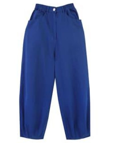 L.F.Markey Lfmarkey Fergus Trouser In Cobalt - Blu