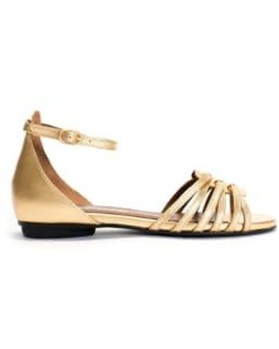 Anonymous Copenhagen Marieke Gold Sandal - Metallizzato