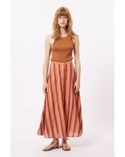 FRNCH Amance Ochre Skirt S - Orange