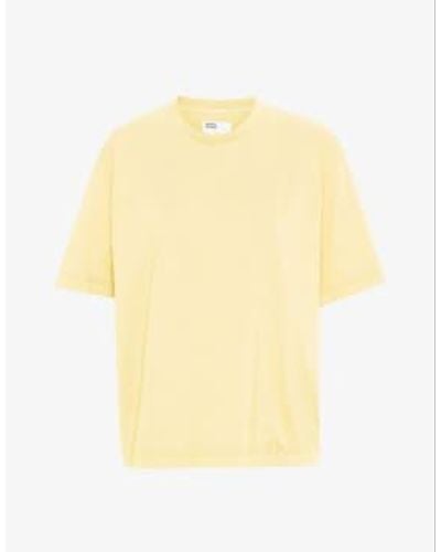 COLORFUL STANDARD T-shirt bio übergroße weiche gelbe cs2056