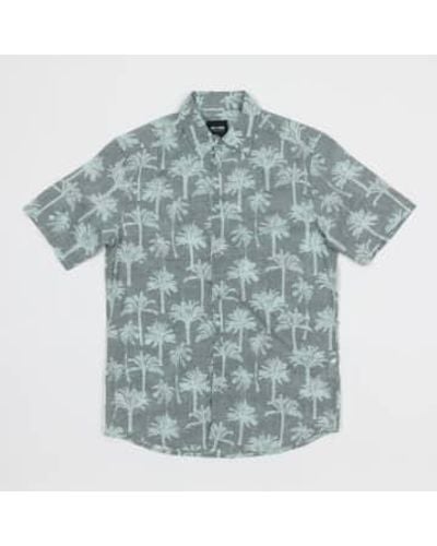 Only & Sons Palm Tree Shirt - Blue