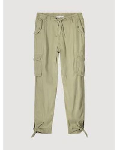 Summum Cargo Trousers Lentil Uk 12 - Green