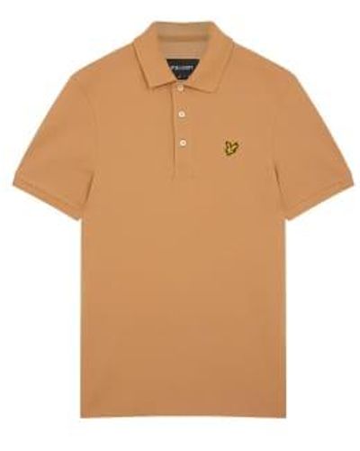 Lyle & Scott Plain Polo Shirt - Brown