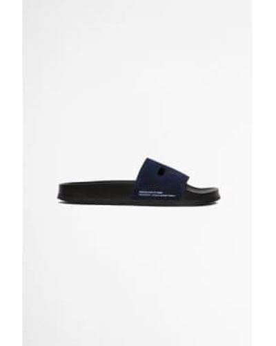 Reproduction Of Found German Military Sandal Navy Suede 40 - Blue