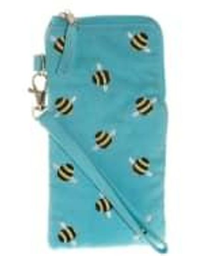 Just Trade Bees Glasses Case - Blu