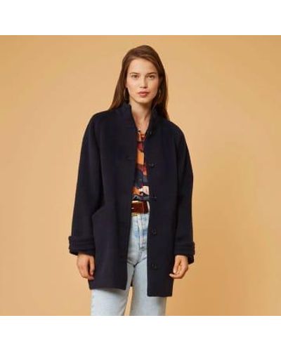 Manteaux Bleu Des Petits Hauts pour femme Lyst