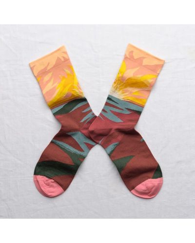 Bonne Maison Adobe Sun Printed Socks - Multicolor