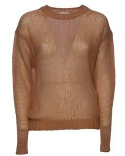 Forte Forte Sweater For Woman 9452 My Knit Forte Forte - Marrone