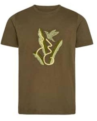 Mos Mosh T-shirt d'oiseaux la galerie s moss - Vert