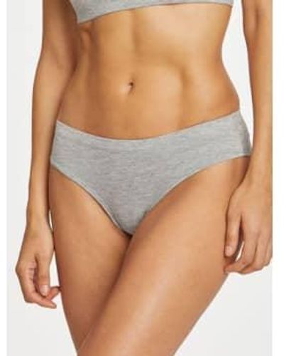 Thought Leah Gots Organic Cotton Jersey Bikini Brief - Gray