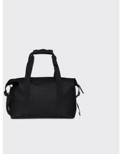 Rains Black 13190 Weekend Bag Small - Nero