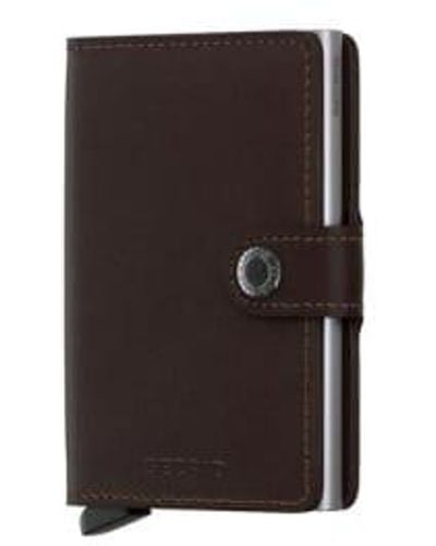 Secrid Mini Wallet Original Brown - Marrone
