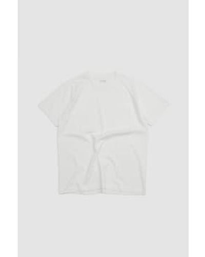 Lady White Co. Camiseta bolsillo balta - Blanco