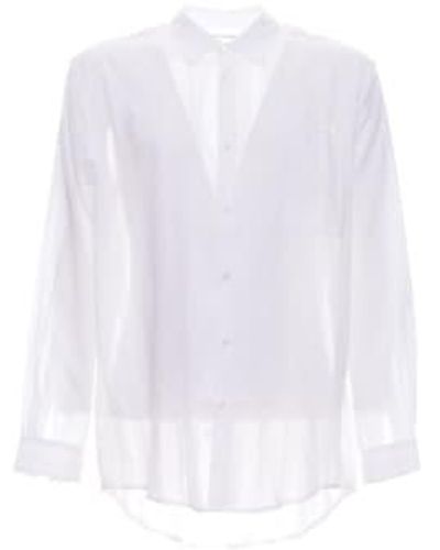 Paura Shirt Erzin Oversized - White