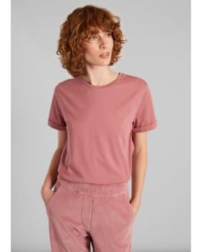 L'Exception Paris Rolled Up Sleeves T-shirt S - Pink