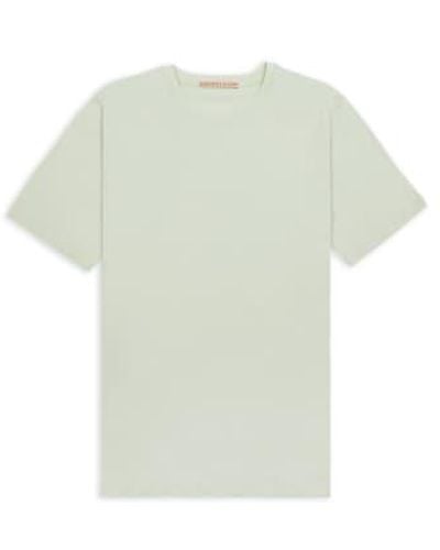Burrows and Hare Burrows And Hare Egyptian Cotton T Shirt Sage - Verde