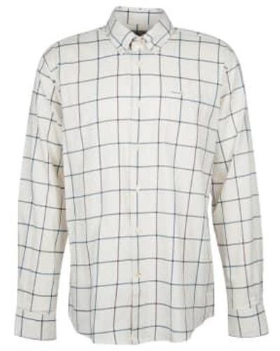 Barbour Dunmore Regular Shirt Ecru - Bianco