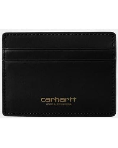 Carhartt Porte cartes vegas / gold - Noir