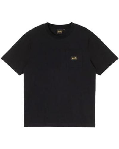 Stan Ray Camiseta bolsillo parche - Negro